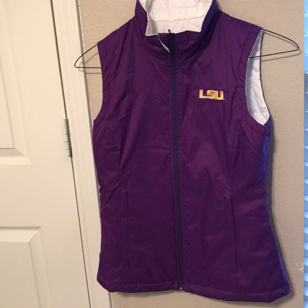 NWOT Women’s LSU Columbia vest - small
